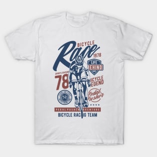 Cyclist Racing Bike Bicycle Racer | Pedal Pusher T-Shirt